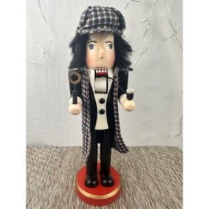Sherlock Holmes Wood Nutcracker 12 inches tall